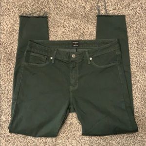 Just Black Olive Green Stretch Jeans